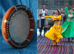 Узбекские инструменты танцевальной музыки.
